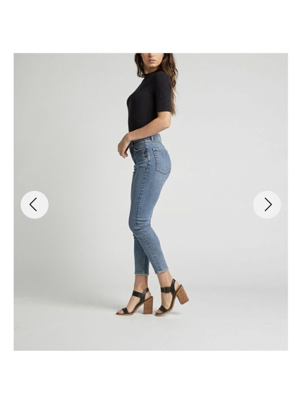 Silver Women's Ode to 80's High Rise Skinny Jeans (26) - Picture 9 of 9
